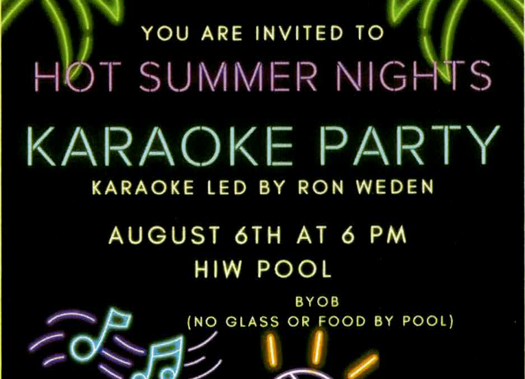 Hot Summer Nights Karaoke Party