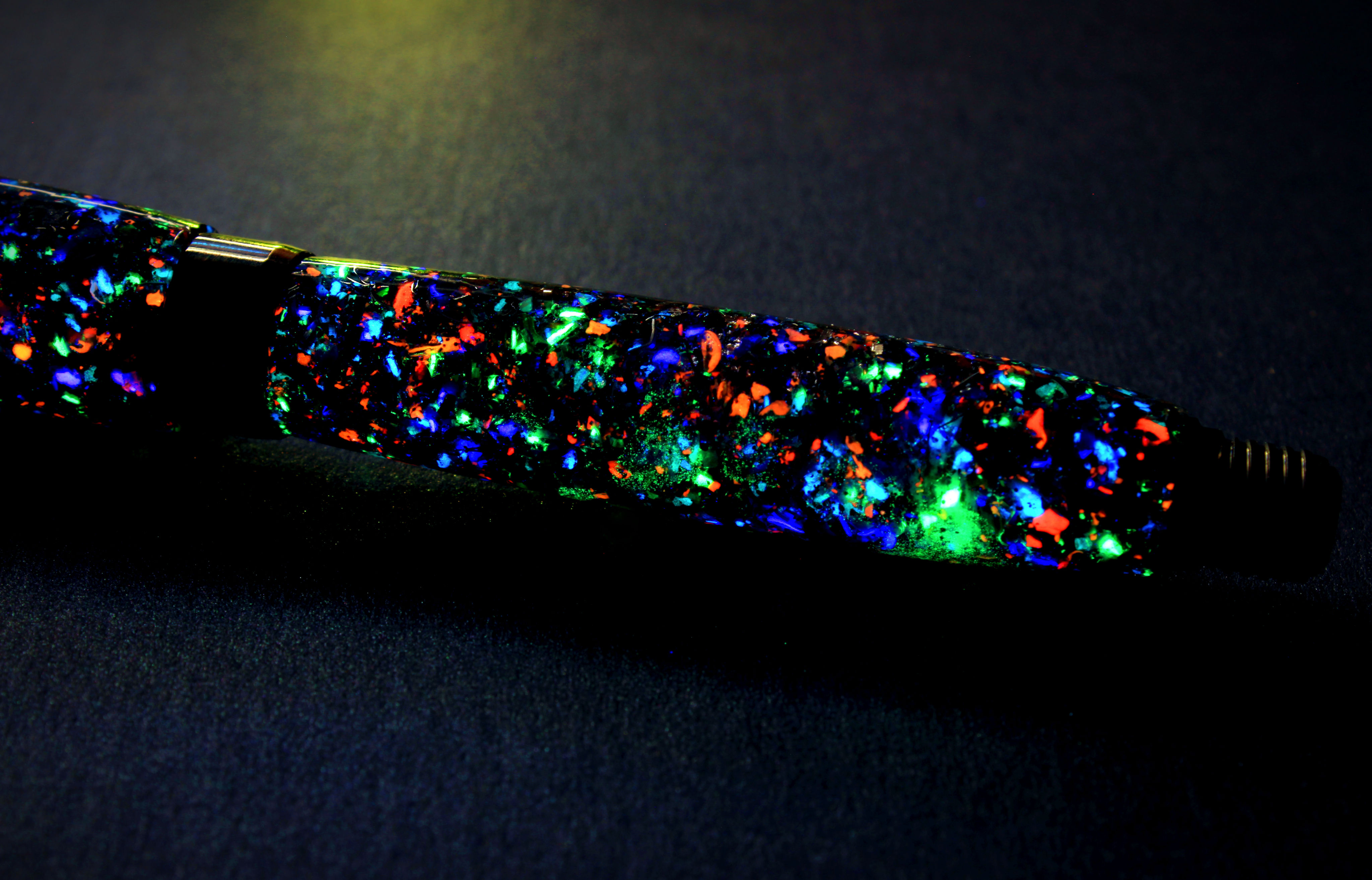 Deep space Premium Fountain Pen, Galaxy Art, Meteorite Opal