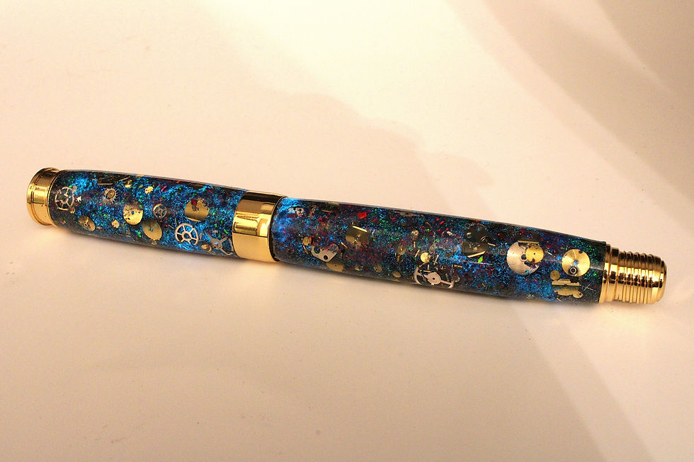 Thumbnail: Atomic Clock Space Meterote Pen - Genuine Clock Parts - Custom Options