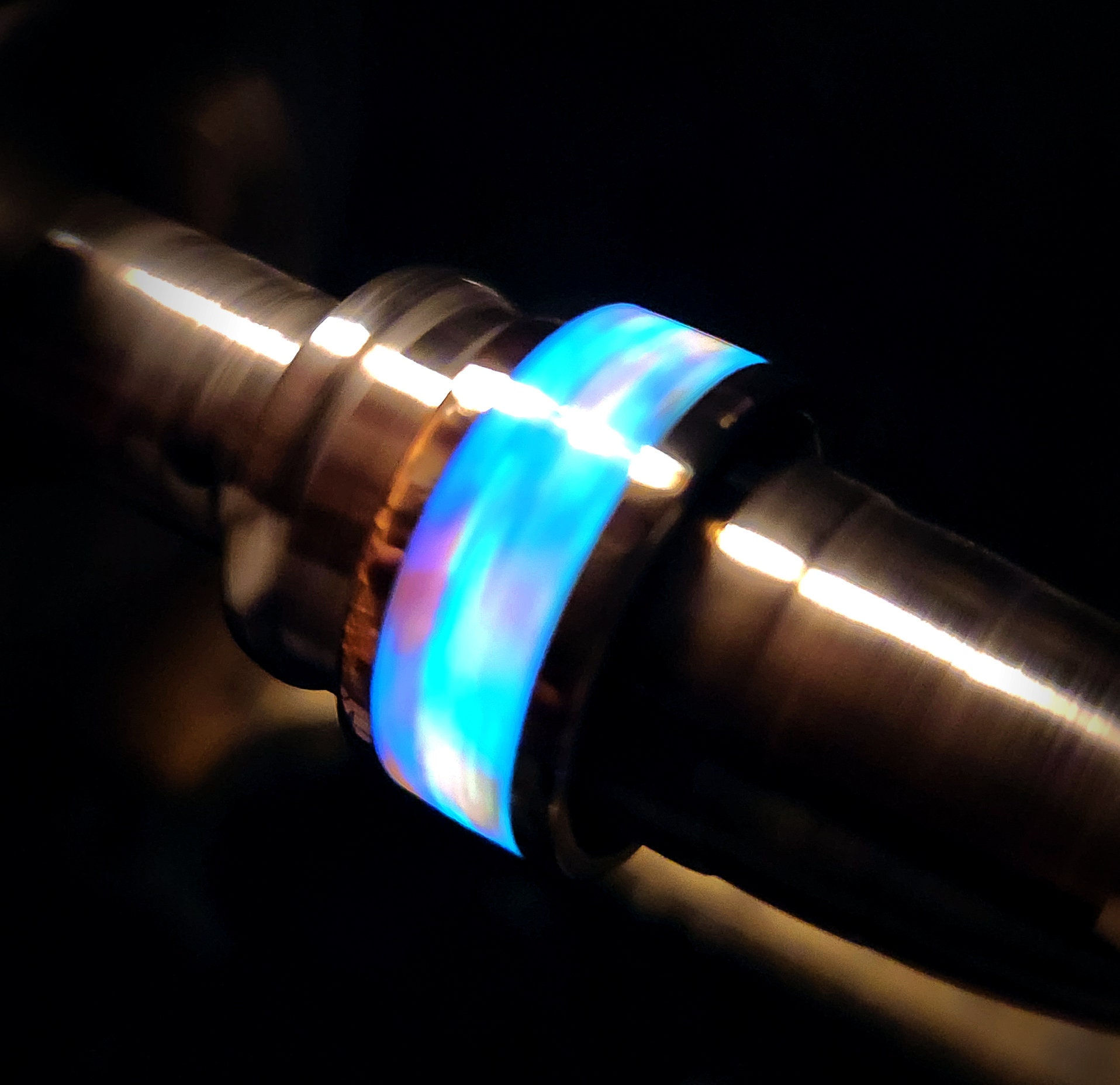 Luna Aurora - Moon Ring - July 20, 1969 Authentic Apollo 11 Lunar Module - Bespo