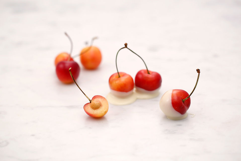 Cherries With White Chocolate