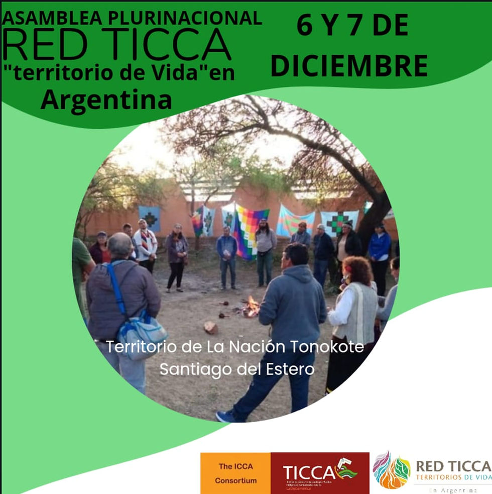 5° ASAMBLEA NACIONAL DE LA RED TICCA EN ARGENTINA