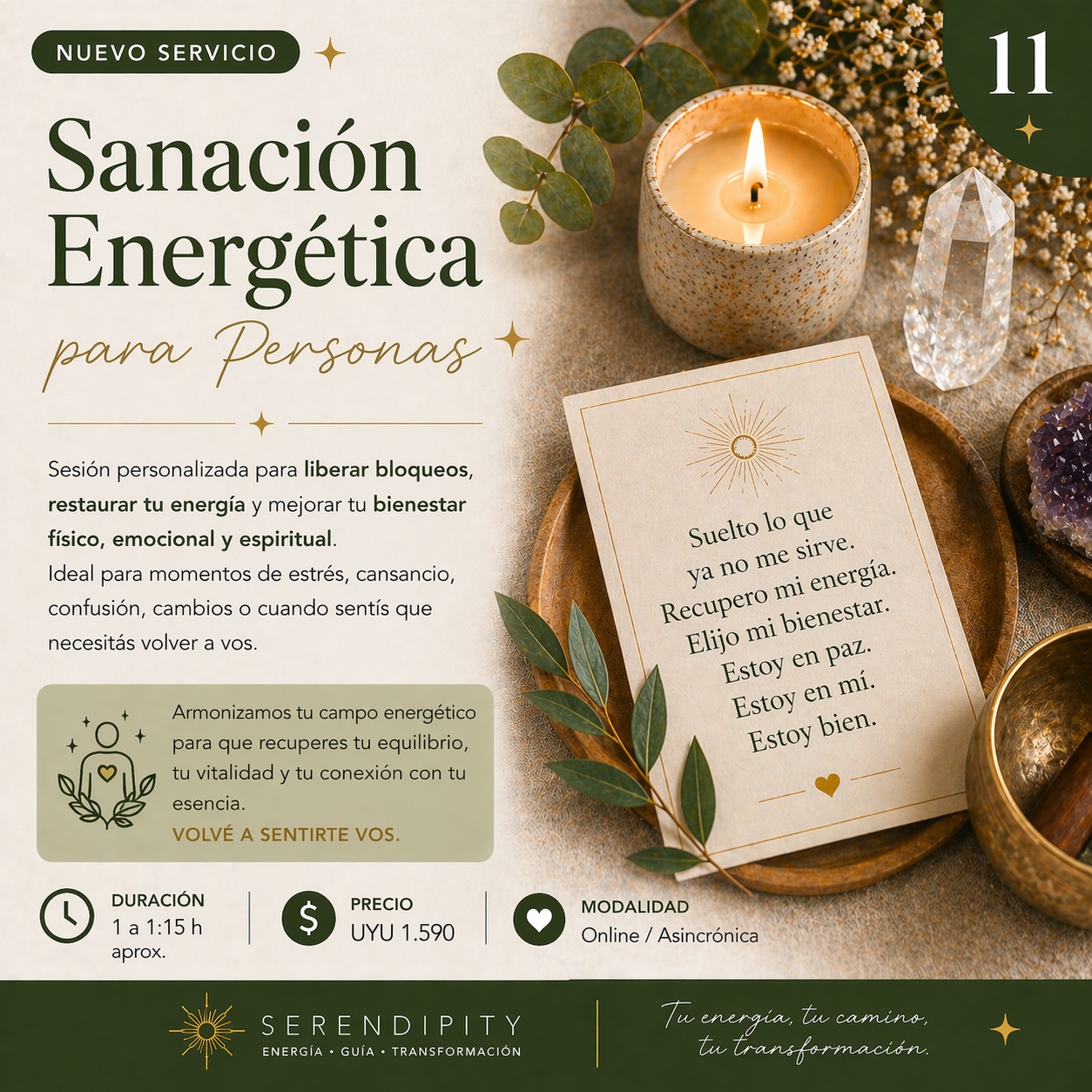 Sanación Energética para Personas por Serendipity