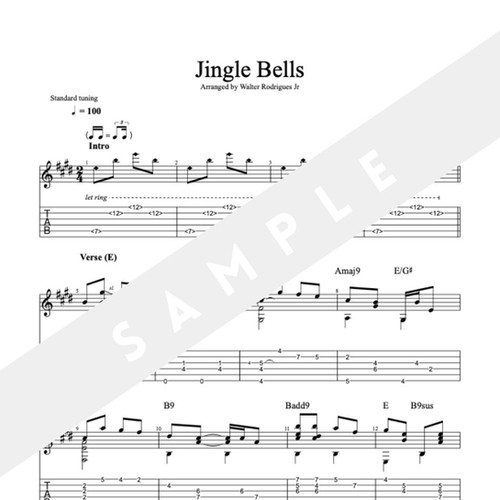 Jingle Bells TAB | Walter Rodrigues Jr