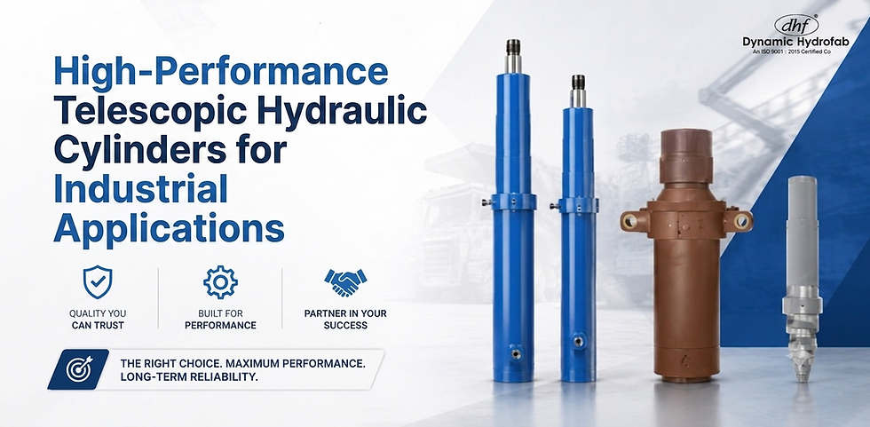 Telescopic hydraulic cylinder