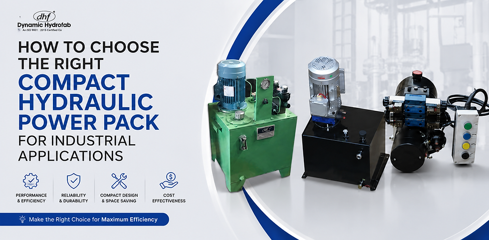 Compact hydraulic power pack