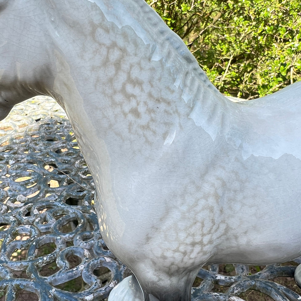 Thumbnail: Beswick Shire Mare model 818 in Grey Gloss Arthur Gredington 