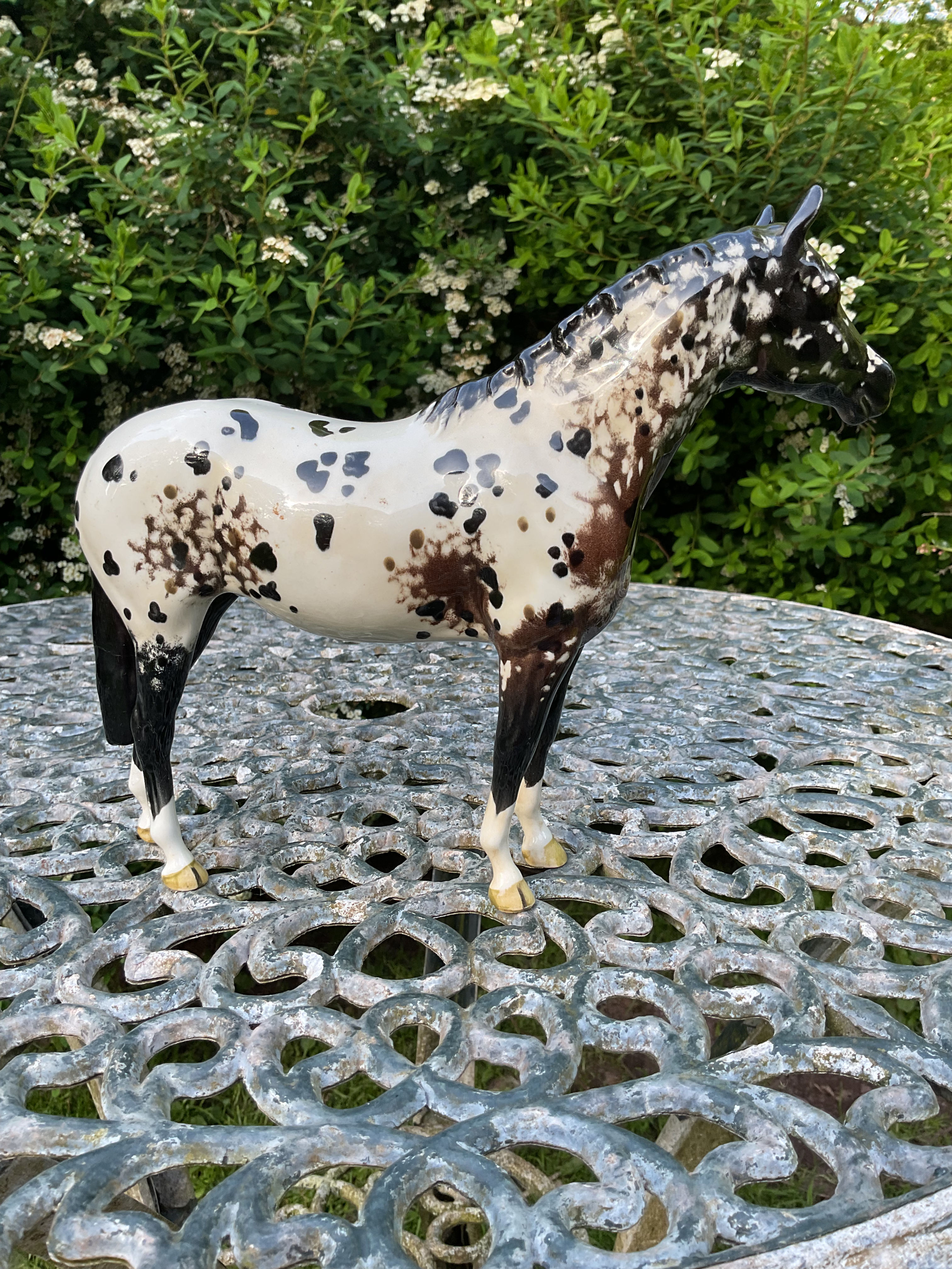 Beswick Appaloosa Stallion Horse 1st Version Model nos A1772 in Gloss Colourway