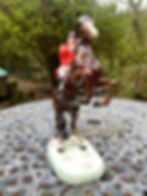 Thumbnail: Beswick Huntsman (On rearing horse) model 868 designed by Arthur Gredington .