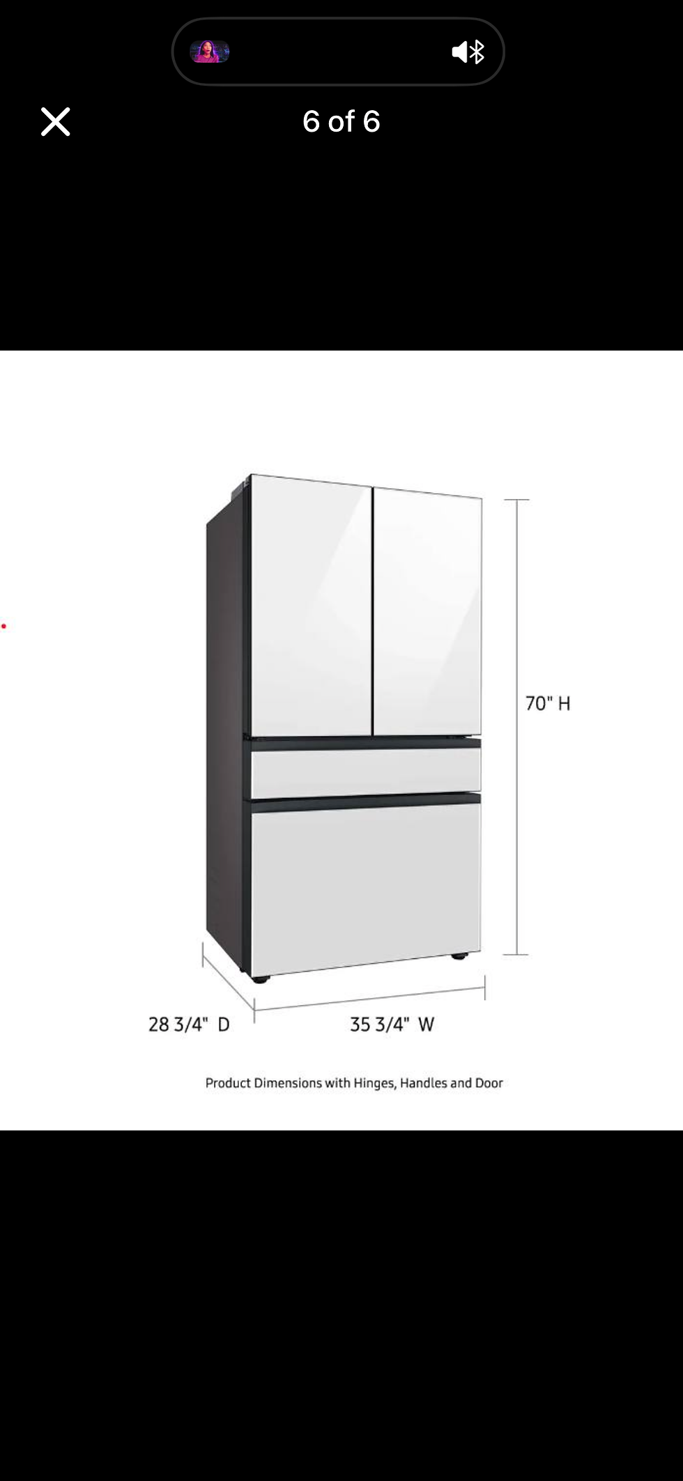 Thumbnail: Samsung Bespoke 29 CuFt 4 door Flex French Door Refrigerator with Family Hub