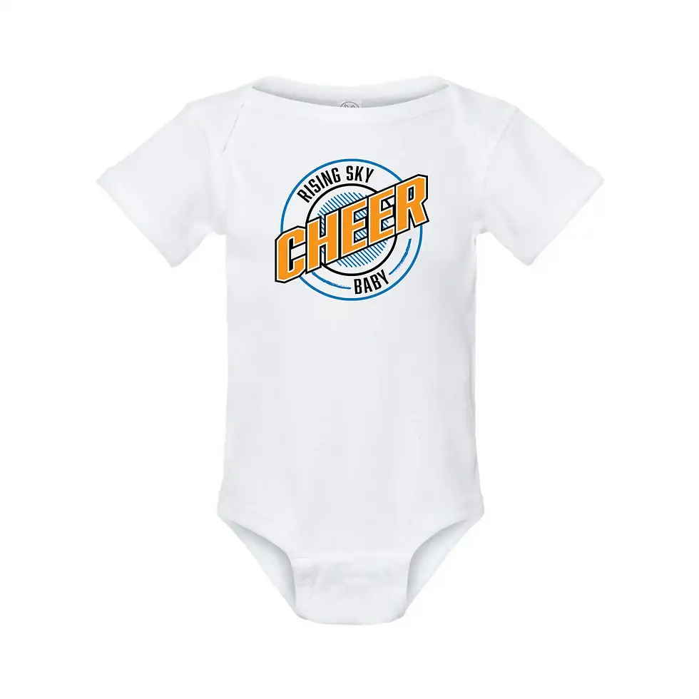 Thumbnail: Rising Sky White Baby Onesie