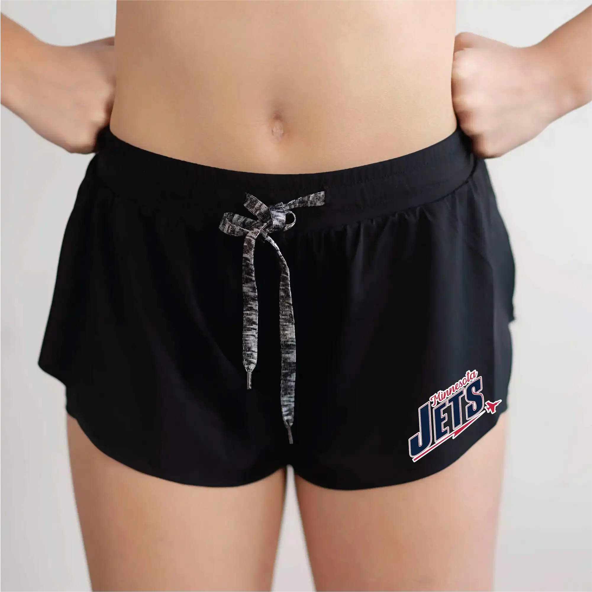 Jets Black Flutter Short