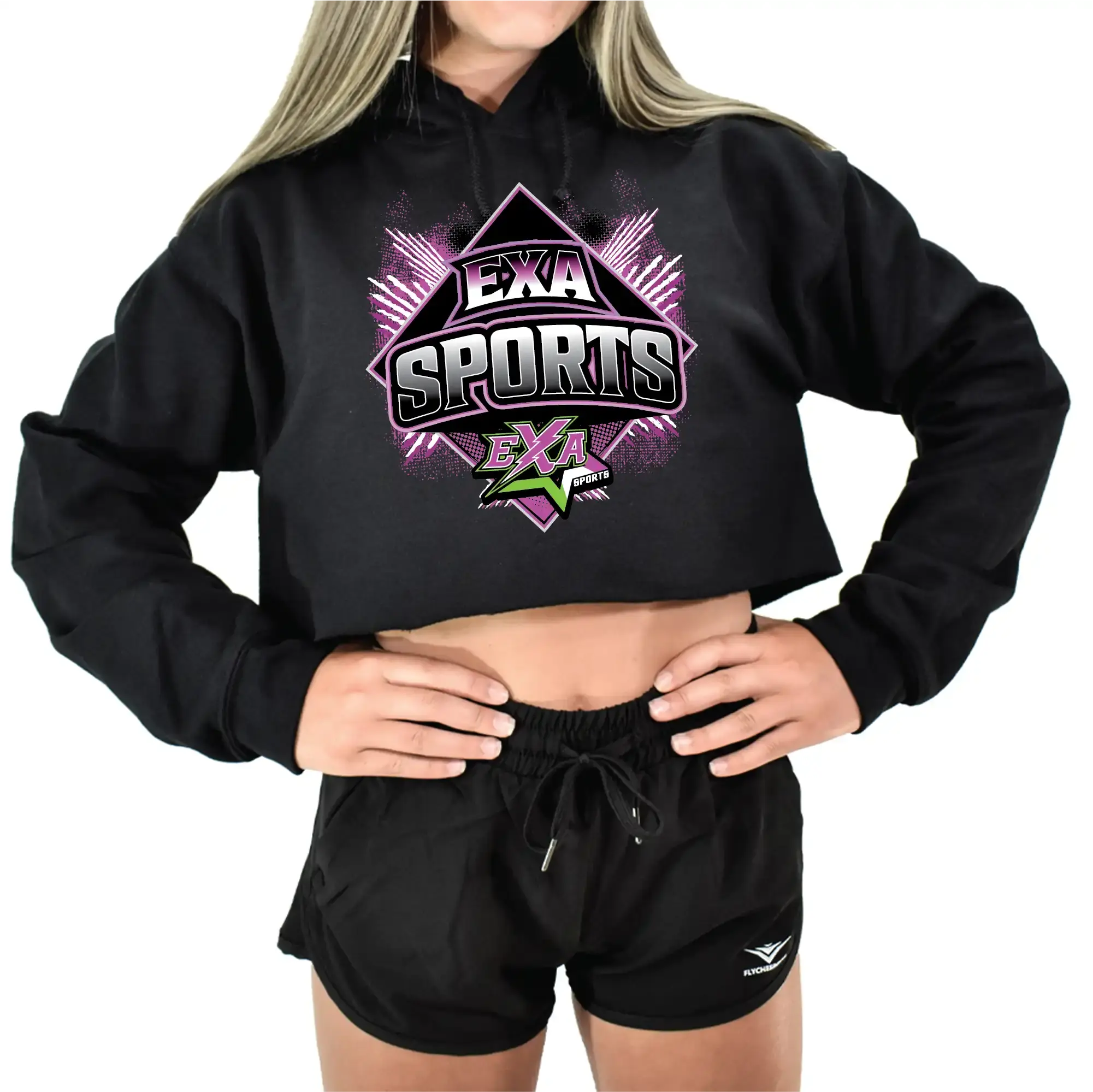 EXA Crop Hoodie