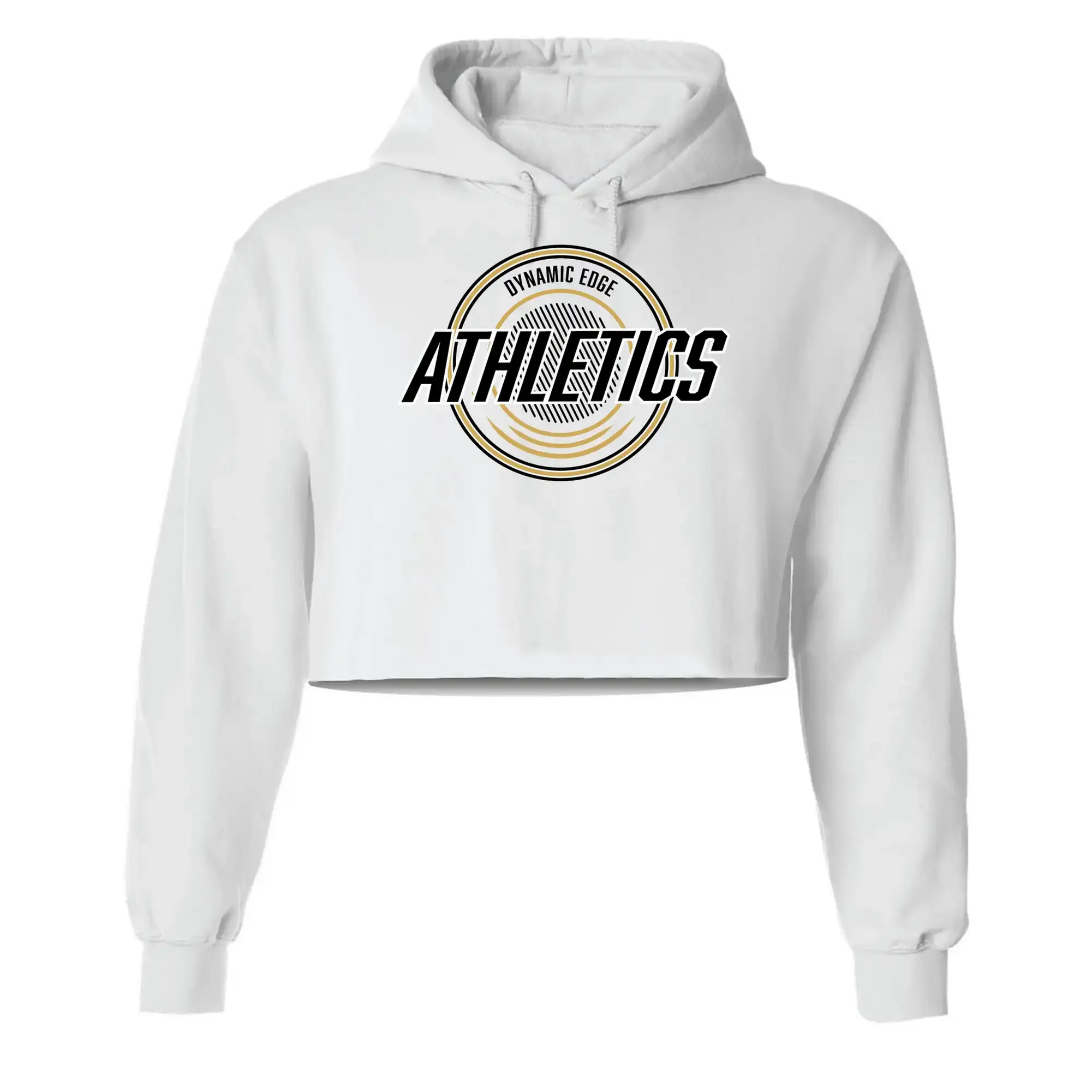 DEA White Crop Hoodie