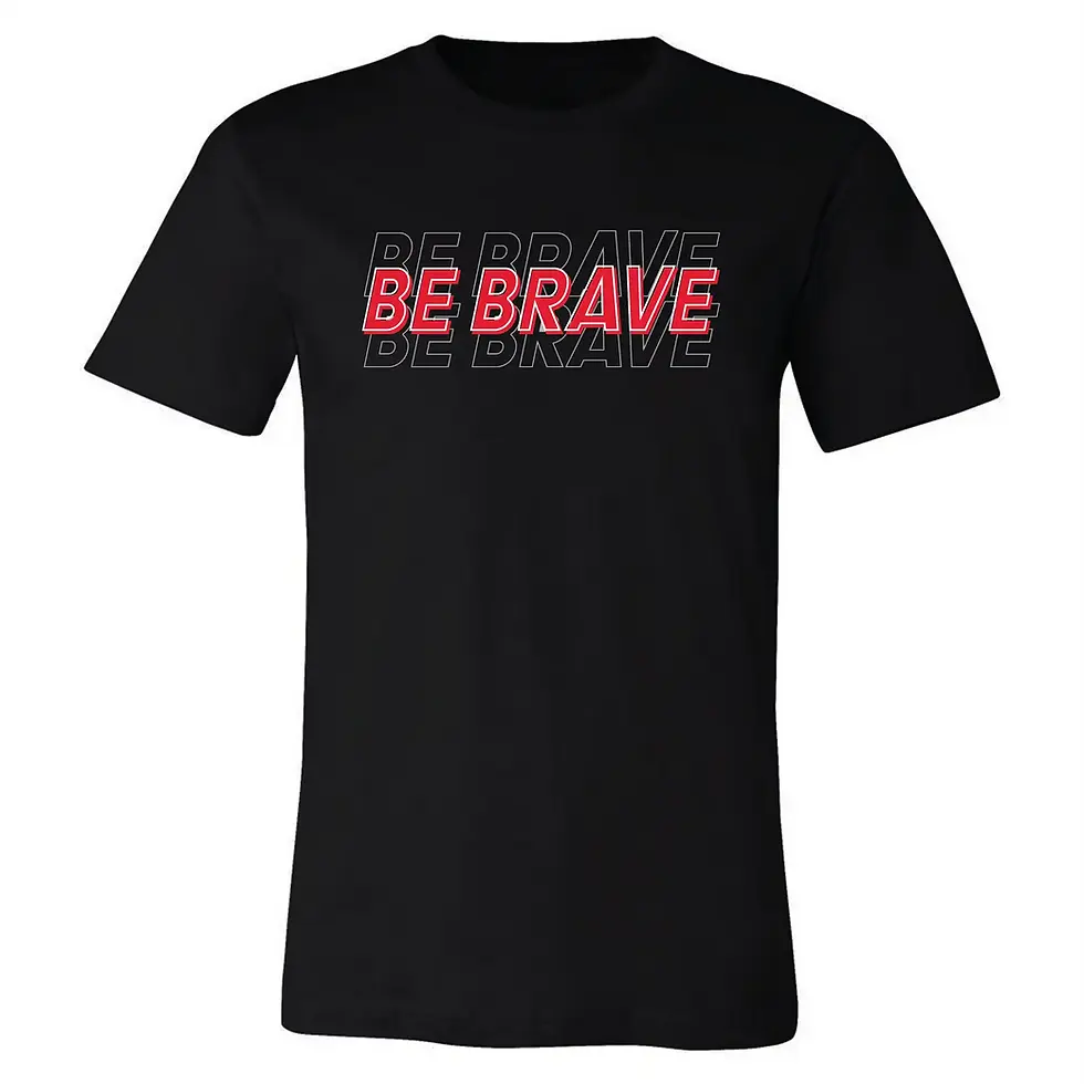 TH "Be Brave" Black T-Shirt