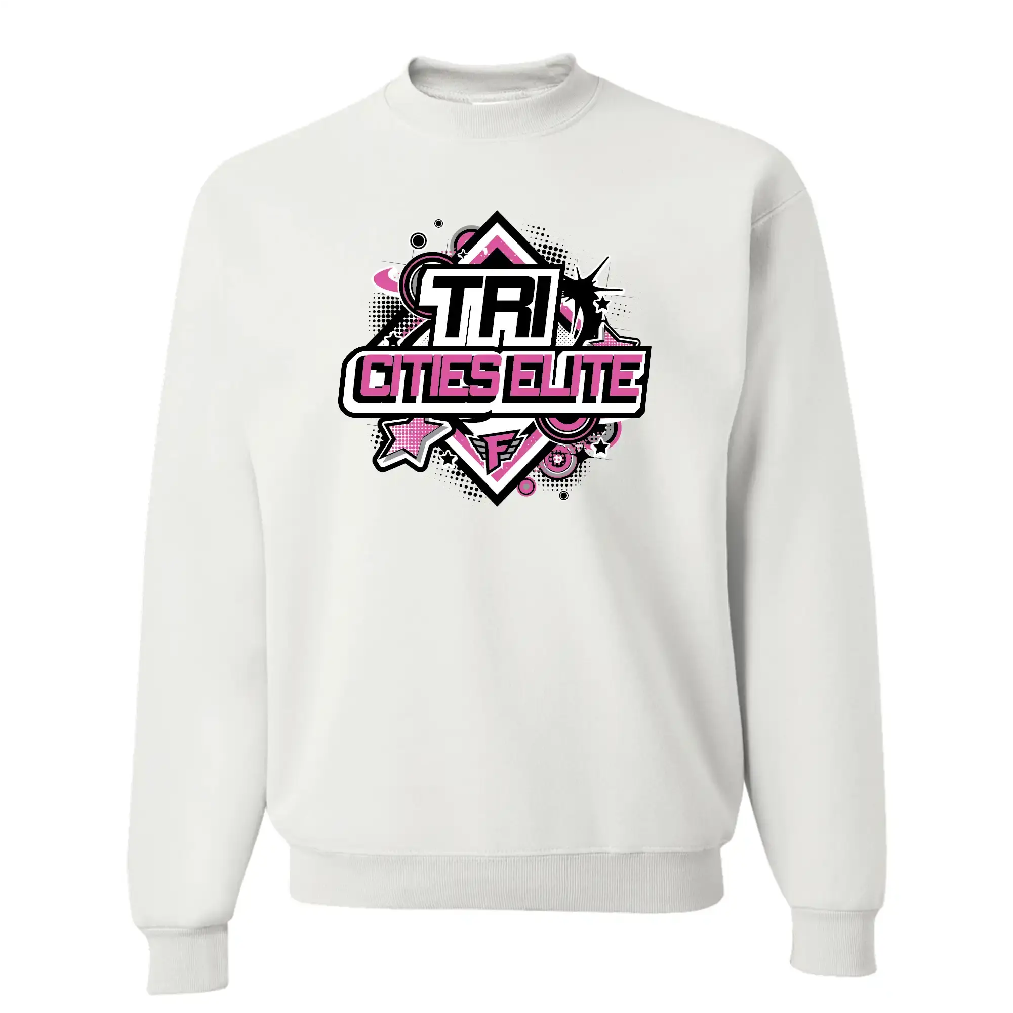 Tri-Cities Elite White Crewneck