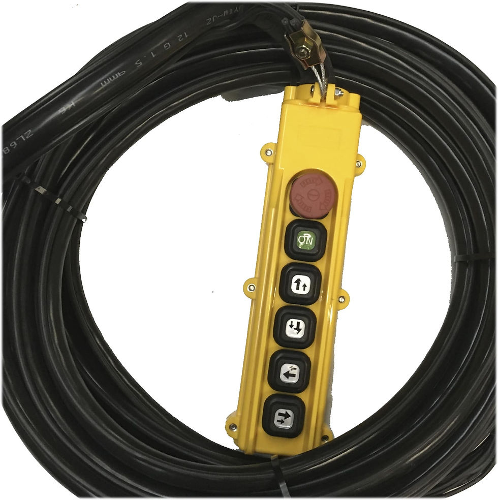 operating panel for electric hoist