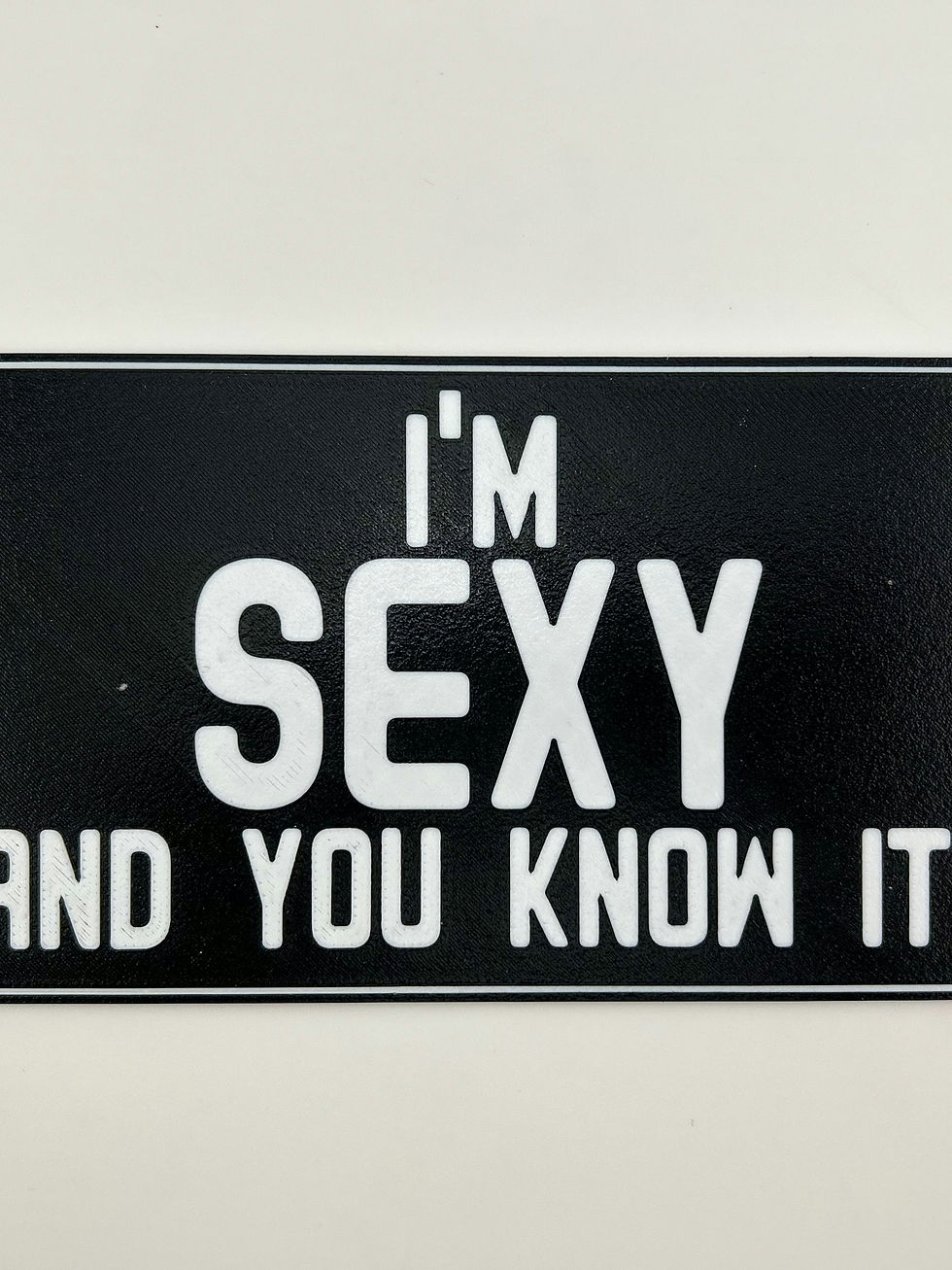 Sexy and You Know it sign 8x5