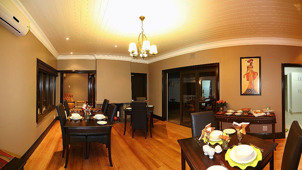 Dining Area BnB Durban North