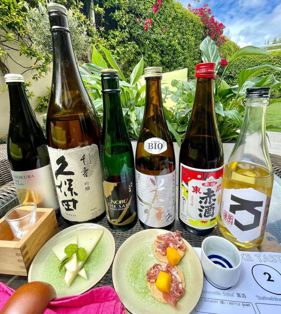 Degustace saké