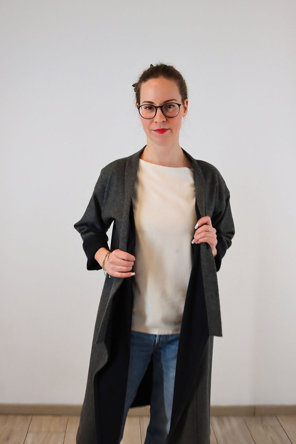 PURPLY, oboustranné kimono