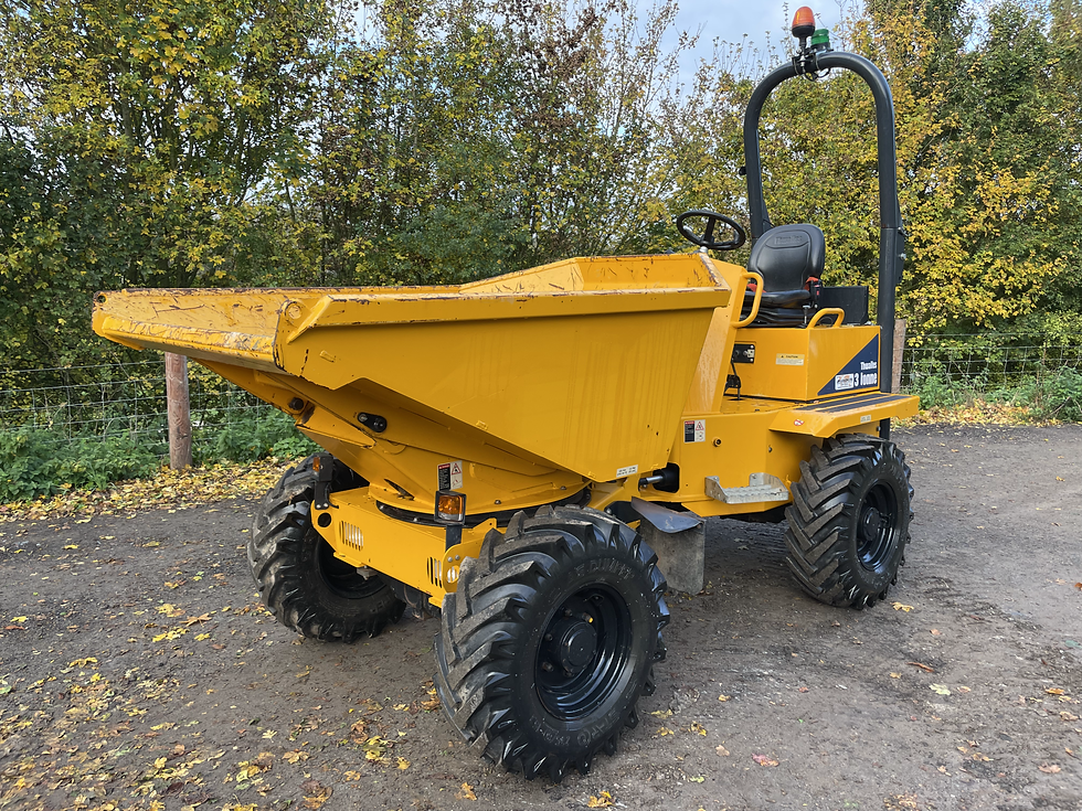 Thumbnail: THWAITES 3 TONNE SWIVEL SKIP DUMPER