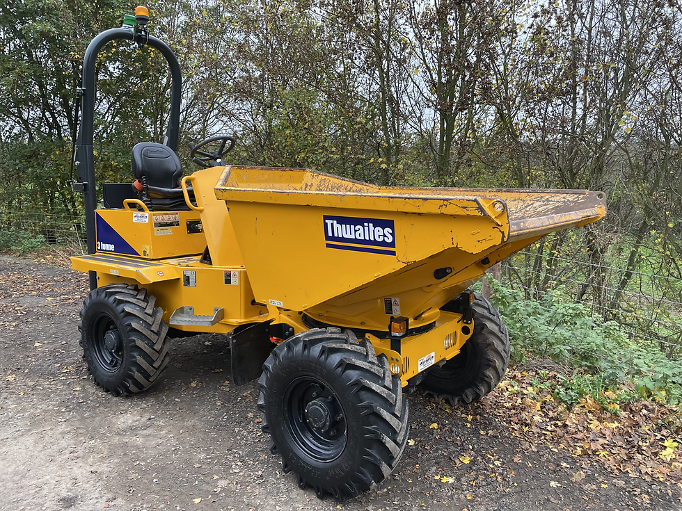 Thumbnail: THWAITES 3 Tonne Swivel Skip Dumper