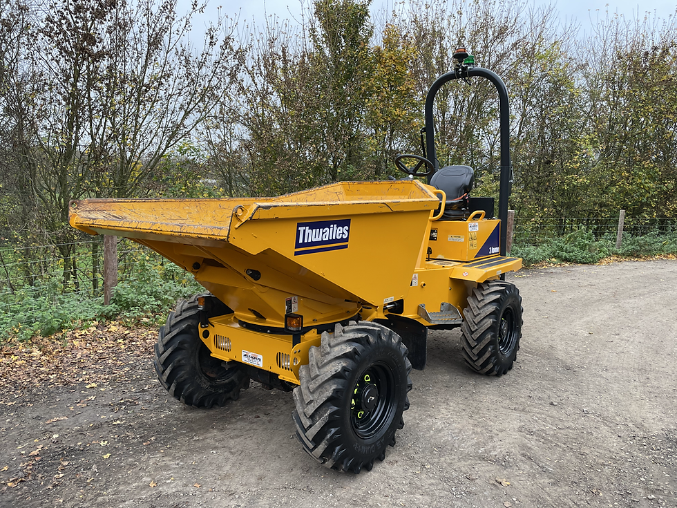 Thumbnail: THWAITES 3 TONNE SWIVEL SKIP DUMPER