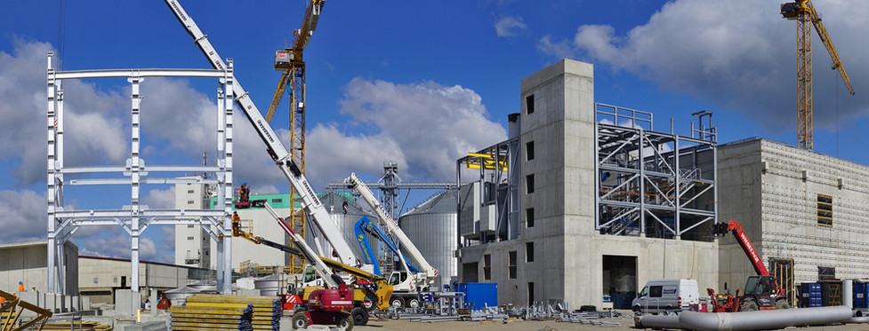 la construcción de una estructura