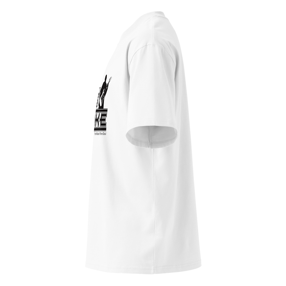 Thumbnail: BMH White Oversized High Neck T-shirt