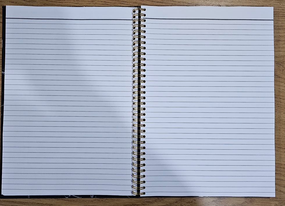 Thumbnail: A4 Hardcover Lined Notebook in Black Nero Marquina Marble PVC