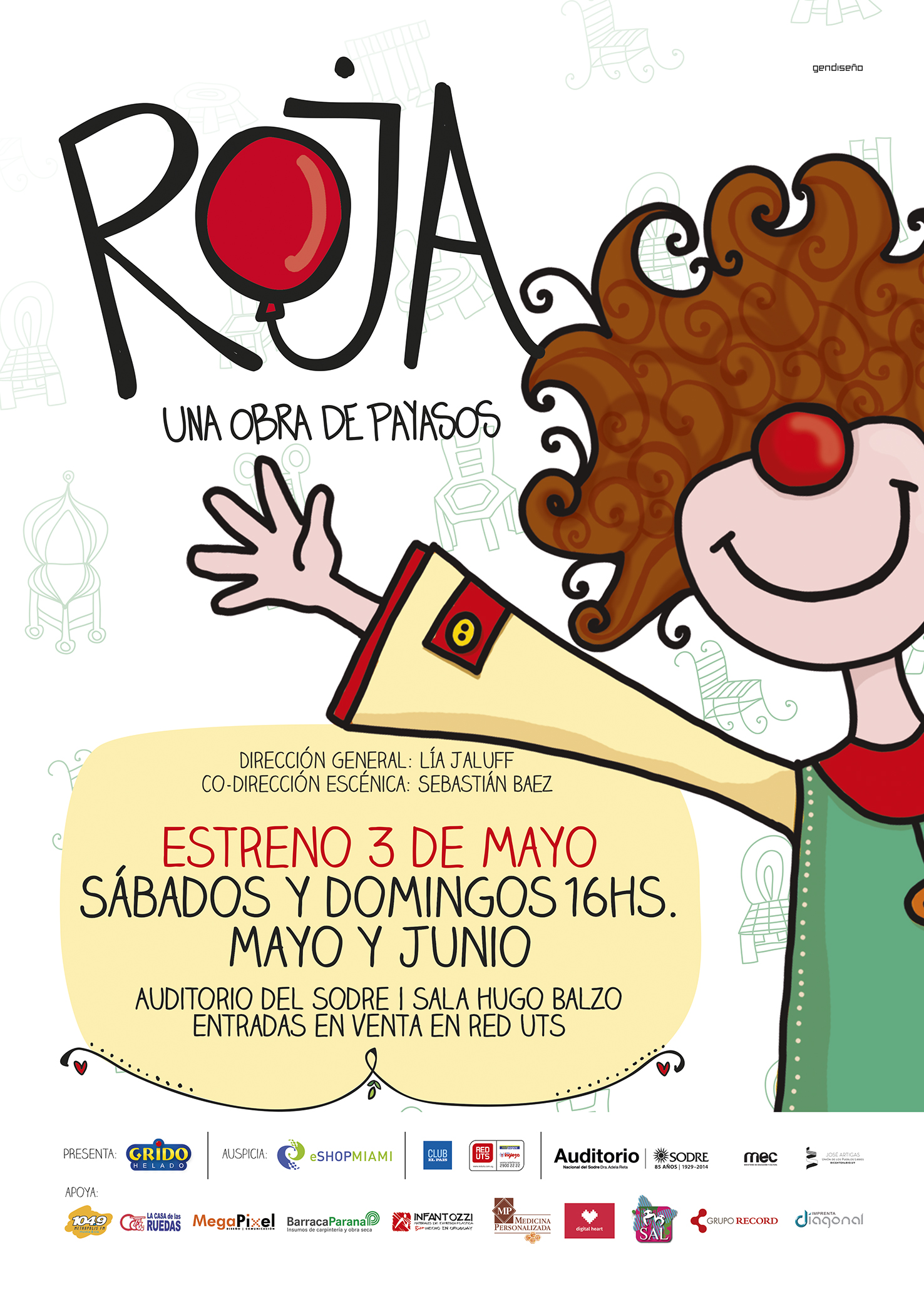 ROJA, UNA OBRA DE PAYASOS