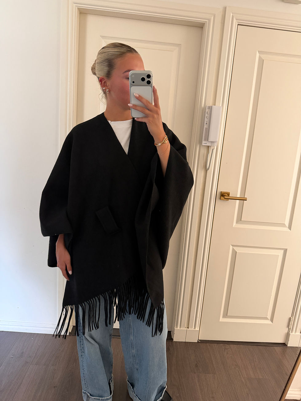 Thumbnail: Evy poncho black