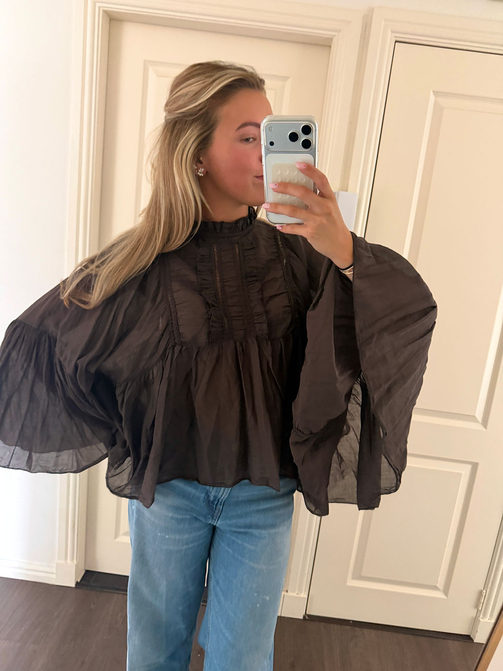 Thumbnail: Isabel blouse brown 