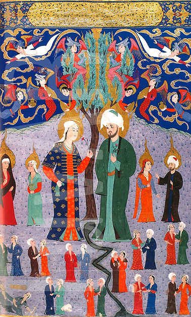 adem, havva, eva, zübdetül tevarih, minyatür, türk sanatı