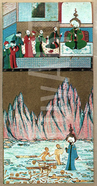 elyesa, ezekiyel, minyatür, zübdetül tevarih