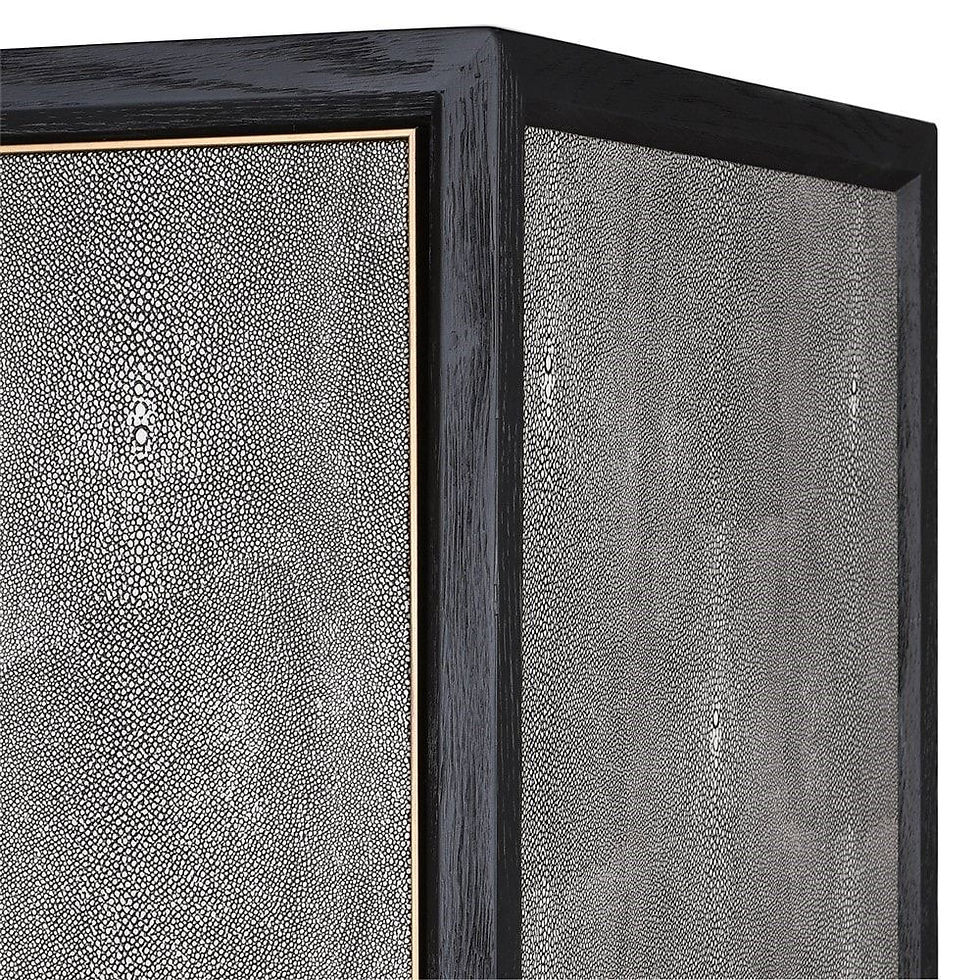 Thumbnail: Oak and Shagreen Drinks/Bar Cabinet