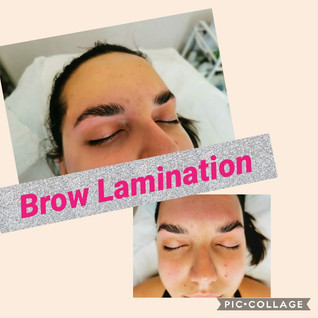 Eyebrow lamination results photos
