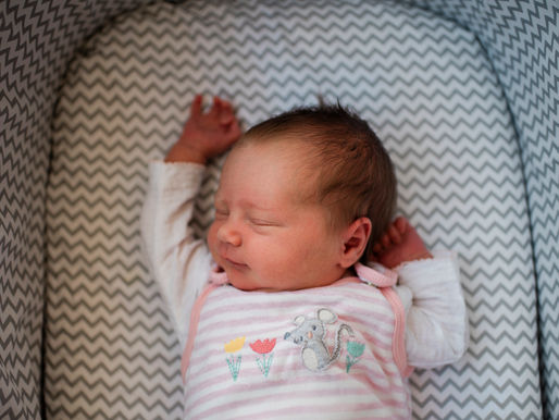 baby asleep in crib | newborn photographer durham | angela fenwick photography