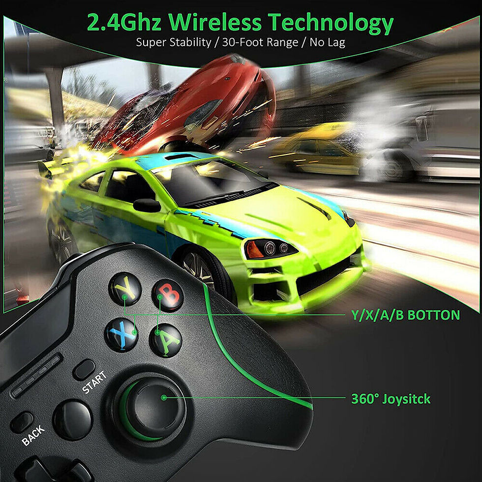 Miniatura: Wireless Controller For Microsoft Xbox One / S / X / E / Windows 7 8 10 PC 2.4G