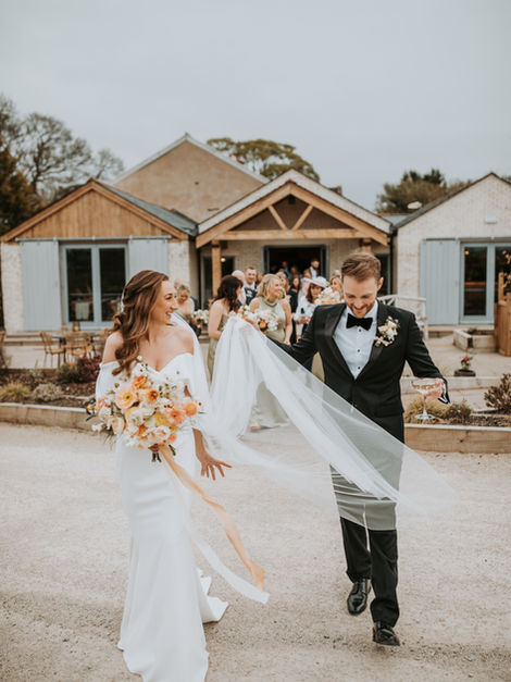 Luxury Wedding Flowers, The Little Flower Atelier, showcasing florals at Eden Barn in Crumbria, England
