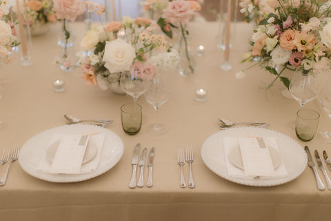 Luxury Wedding Flowers, The Little Flower Atelier, showcasing florals at Middle Lodge Estate in Richmond, England