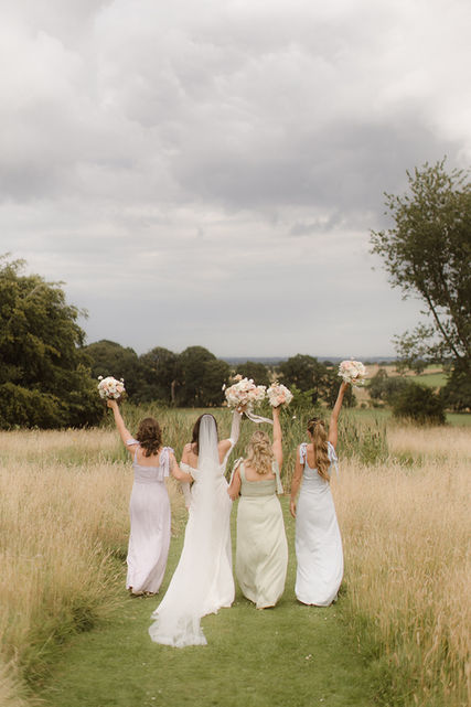 Luxury Wedding Flowers, The Little Flower Atelier, showcasing florals at Middle Lodge Estate in Richmond, England