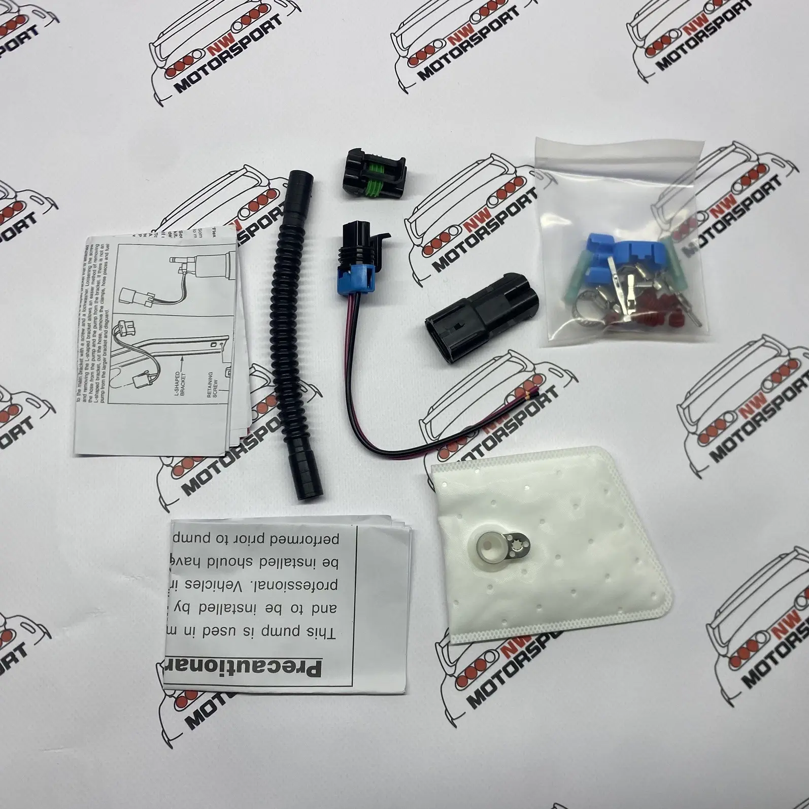 Walbro TI 400-1168 Install Kit + filter to F9000267 F9000274 F9000285 Fuel Pumps