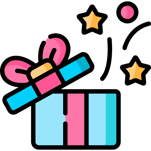 Icono de regalo indicando sugerencias para los asistentes