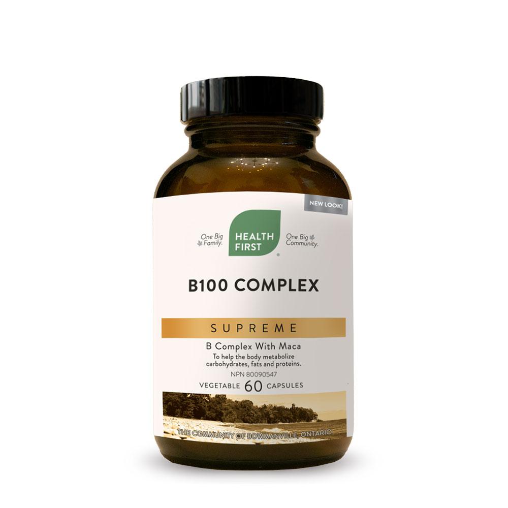 B100 COMPLEX 60 VEGETABLE CAPSULES