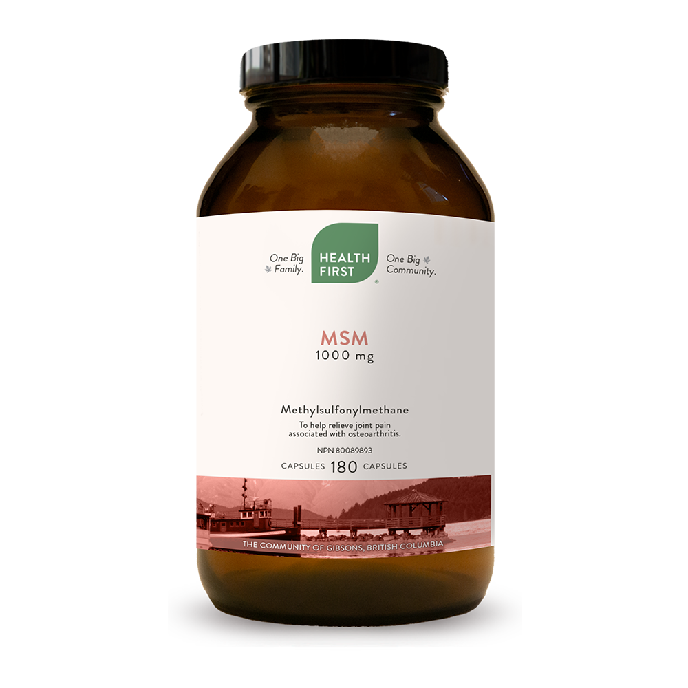 MSM 180 VEGETABLE CAPSULES