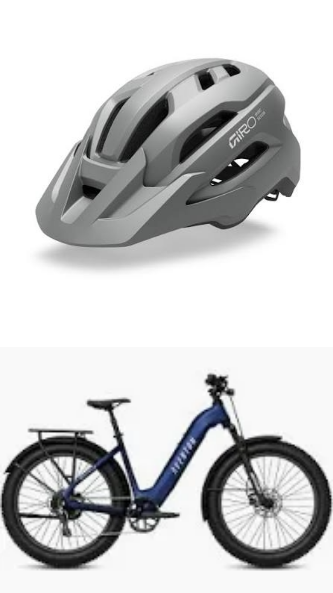 Discovery Trail Bundle: Aventon Level 3 + Giro Fixture MIPS