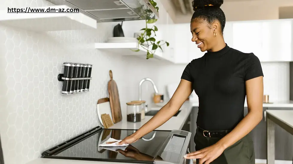 Cleaning grease off a stove using natural and effective methods