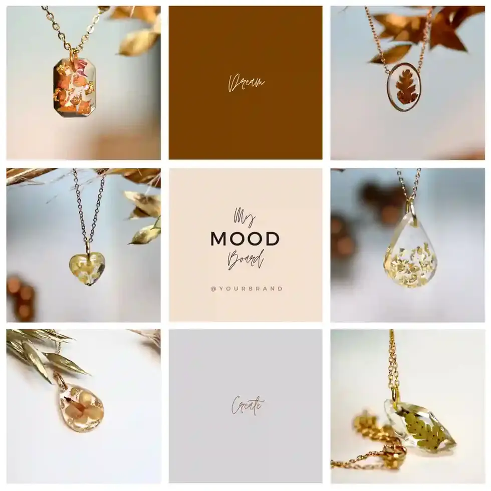 Moodboard Feed Instagram de Oxalis